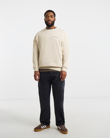 Jack & Jones Archive Logo Sweatshirt - Cream