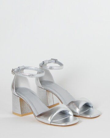 Coco Barely There Block Heel Sandals - Extra Wide Fit (EEE)