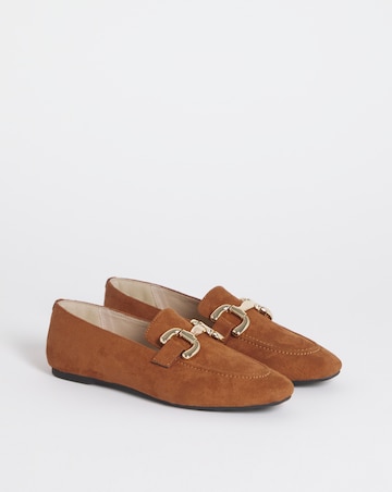 Butterfly Classic Loafer With Snaffle Trim - Wide Fit (E)