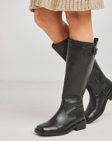 Winona Smart Leather Riding Boots - Extra Wide Fit (EEE) & Curvy Calf