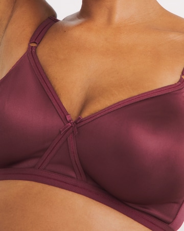Pretty Secrets 3 Pack Moulded Full Cup Non Wired Bras B-E Brown Multi