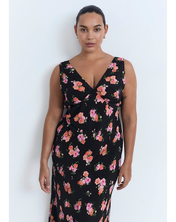 Mango Butterfly Midi Dress