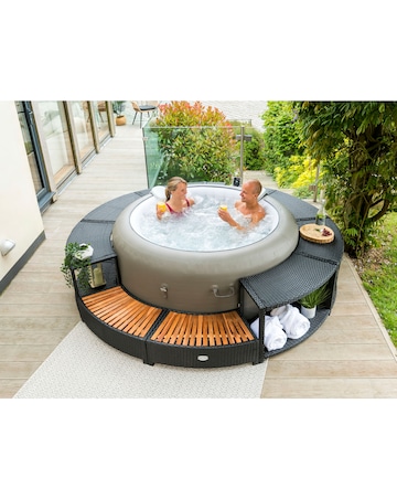 Lay-Z-Spa 180cm Round Rattan Hot Tub Surround
