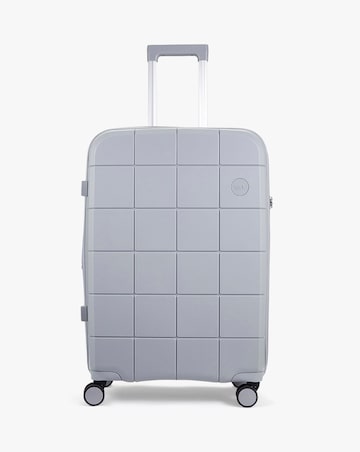 Rock Pixel Medium Suitcase - Grey