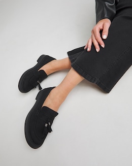 Juno Chunky Tassel Loafers - Wide Fit (E)