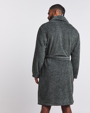 Marl Clipped Dressing Gown