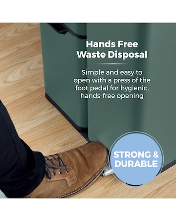 Tower 60L Recycling Bin with 3 Individual Compartments