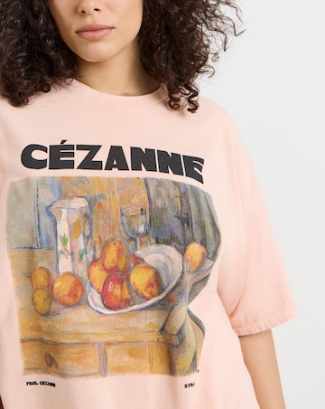 Simply Be Peach Paul Cezanne License T-Shirt