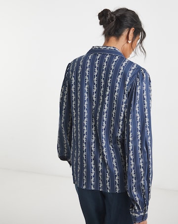 Floral Spun Viscose Shirt