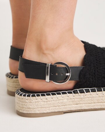 Mylene Slingback Flatform Espadrille Sandals Wide E Fit