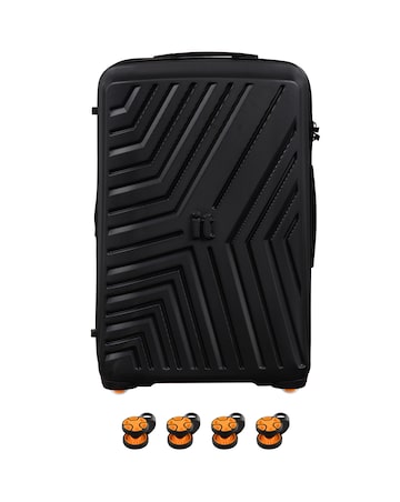 IT Luggage Convertible XXL Suitcase with Removable Wheels