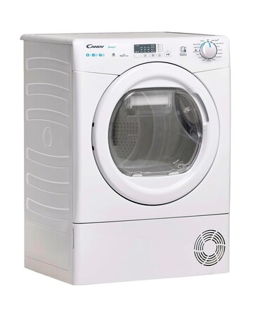 Candy Smart CSEH8A2LE 8kg Heat Pump Tumble Dryer White + Install