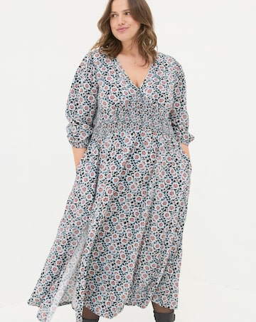 FatFace Rene Wild Floral Midi Dress
