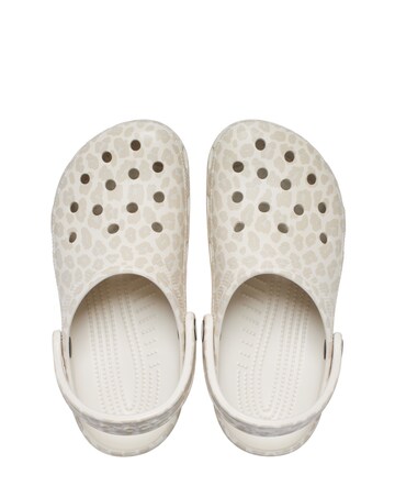 Crocs Almond Tint/Leopard Classic Animal Clog - Standard Fit