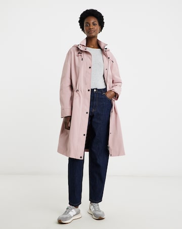 Blush Shower Resistant Raincoat