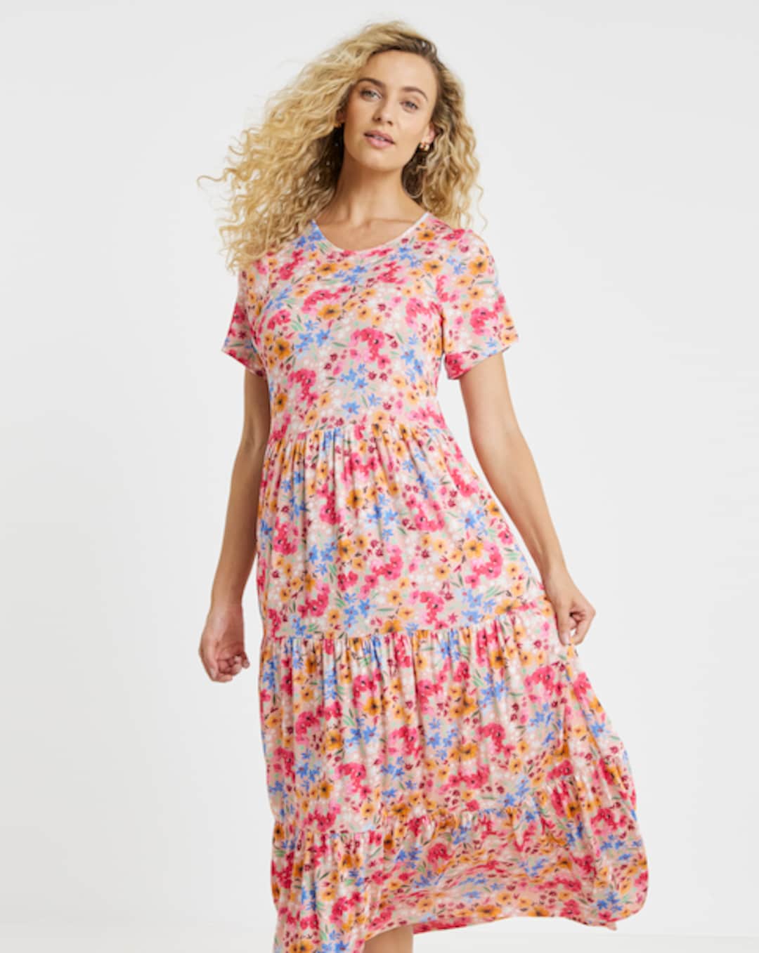 joe brown dresses sale uk Joe Browns Dark Autumn Floral Wide Sleeve Button-Through Maxi Dress by Joe Browns