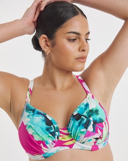 Fantasie Carabelita Full Cup Wired Bikini Top Peony