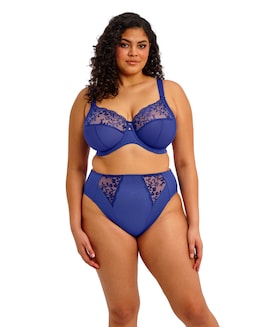 Elomi Zarla High Leg Knicker Sapphire