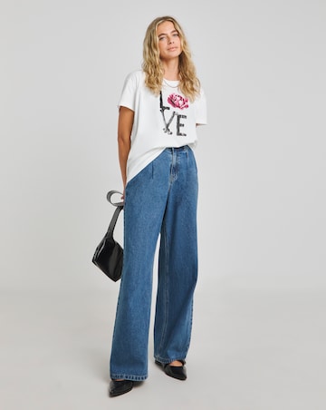 Religion Embellished Graphic Spirit Tee