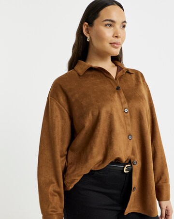 Simply Be Suede Shirt