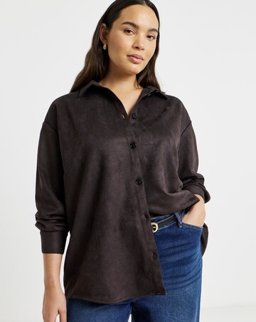 Simply Be Suede Shirt