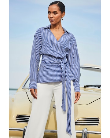 Sosandar Wrap Detail Shirt