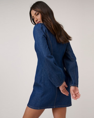 Nobody's Child Denim Shift Mini Dress