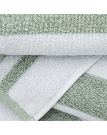 Bianca Reversible Stripe Jacquard Towels