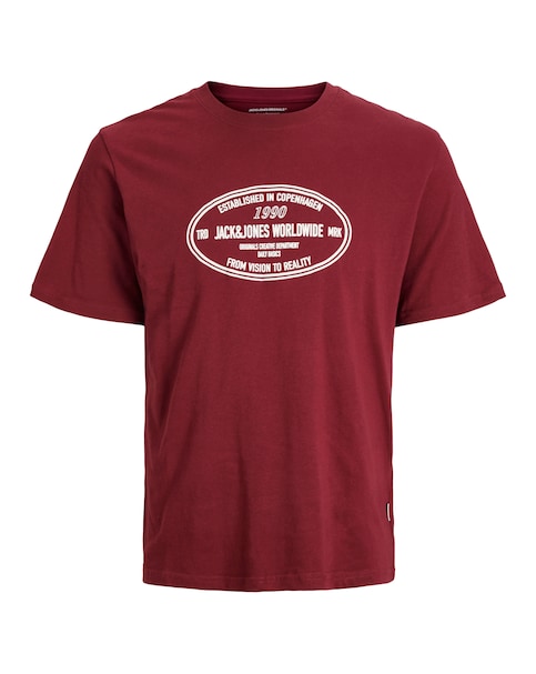 Jack & Jones York Logo T-Shirt - Red