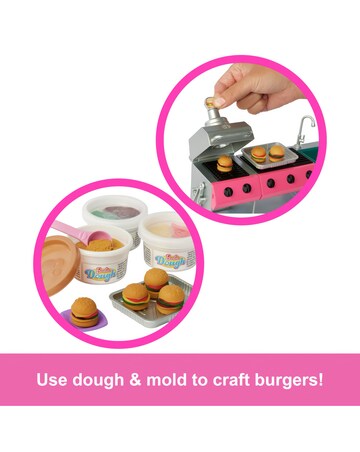 Barbie Dream Camper Playset with Roof Tent, BBQ Grill with Color-Change Feature