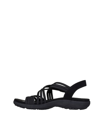 Skechers Reggae Slim Sunny Side 2.0 Black Sandals - Standard Fit (D)