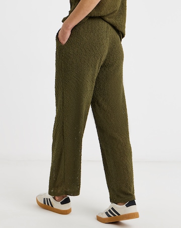 Soft Touch Boucle Wide Leg Joggers