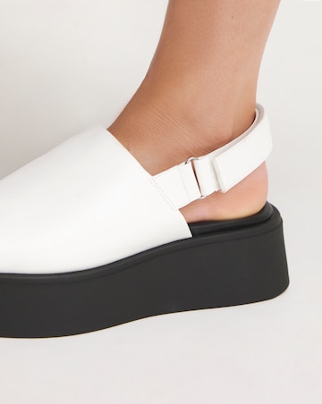 Maddie Slingback Flatform Sandals Wide E Fit Simply Comfort