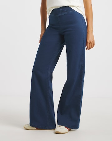 Indigo Weekender Wide Leg Jegging