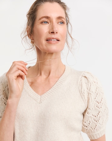 Oatmeal Short Sleeve Jumper