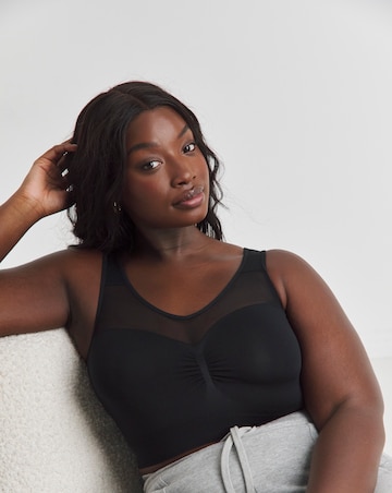Pretty Secrets 2 Pack Sleep Tops Fits Up To DD -Black/White