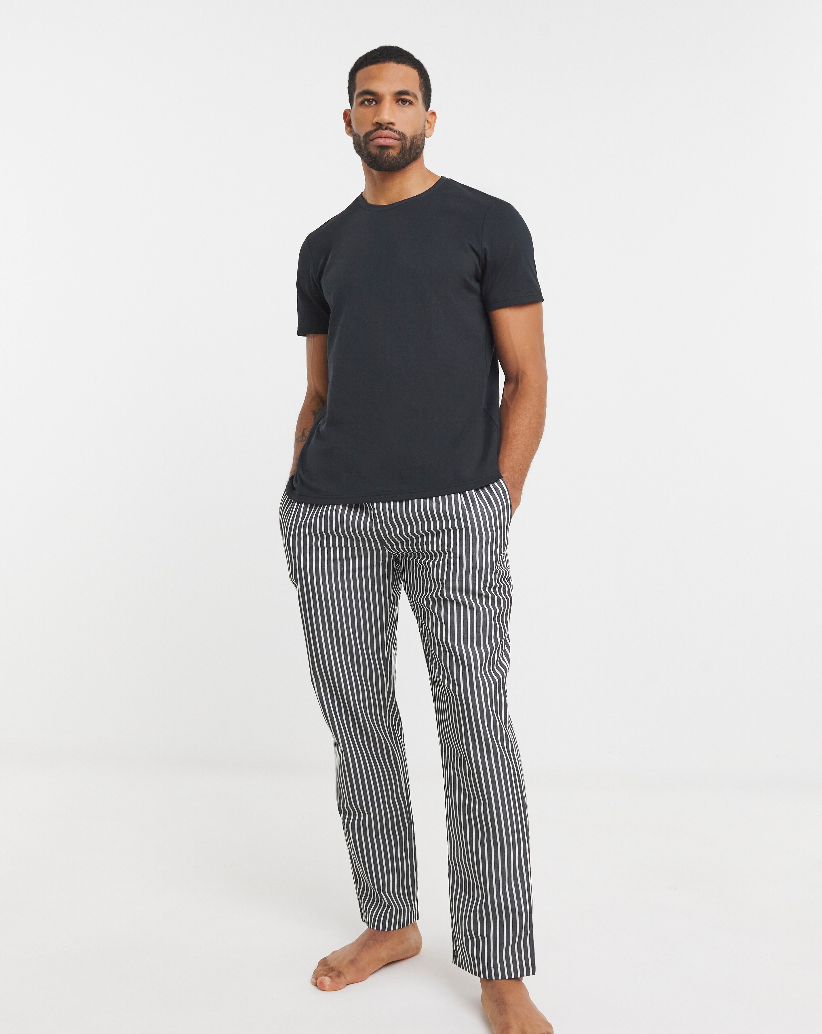 Woven Bottom Pyjama Set