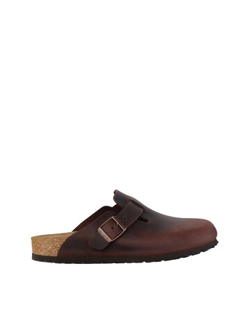 Birkenstock Classic Oiled Leather Boston Clogs - Habanna