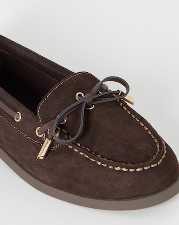 Lara Suede Boat Shoes - Extra Wide Fit (EEE)