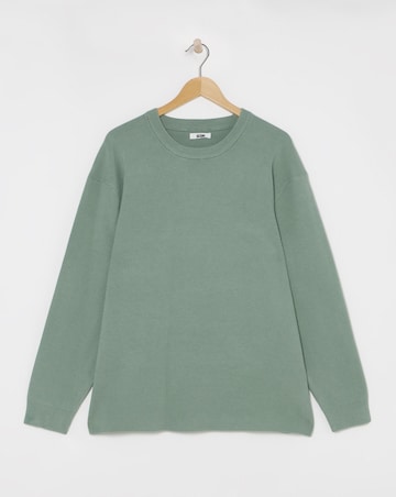 Sage Soft Touch Crew Neck Jumper