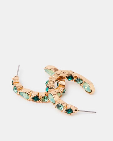 Accessorize Gemstone Hoop Earrings