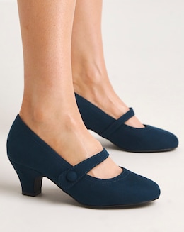 Vallie Mary Jane Heeled Shoe - Extra Wide Fit (EEE)