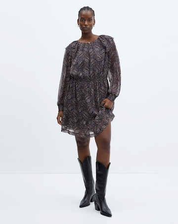 Mango Sara Printed Mini Dress