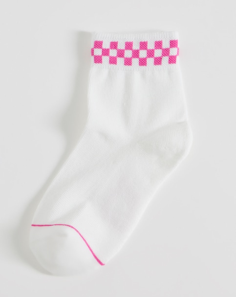 VANS Check Half Crew Socks