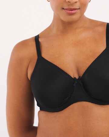 Pretty Secrets (3 Pack) Full Cup Wired Bras (B-E) Black