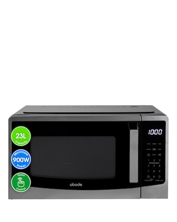 Abode 23 Litre Black Touch Control Digital Microwave