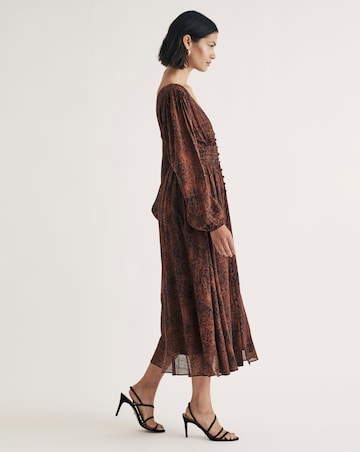 Nobody's Child Aine Midi Snake Dress
