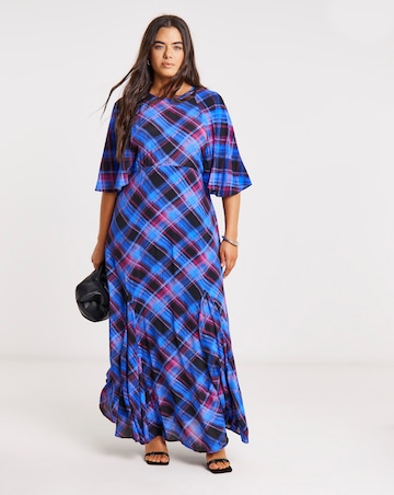 Joanna Hope Stripe Print Tea Dress