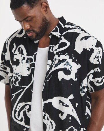 Jack & Jones Montauk Printed Shirt - Black