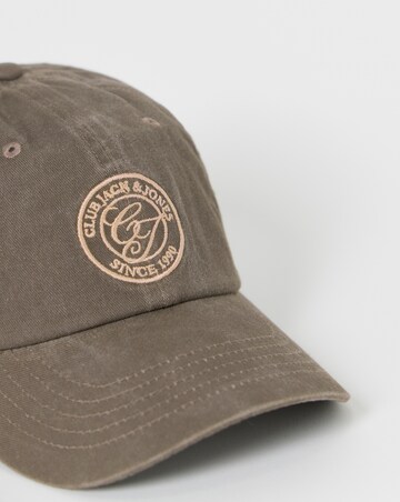 Jack & Jones Soft Base Club Logo Cap - Brown
